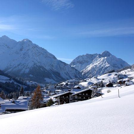 Hirschegg Umgebung im Winter